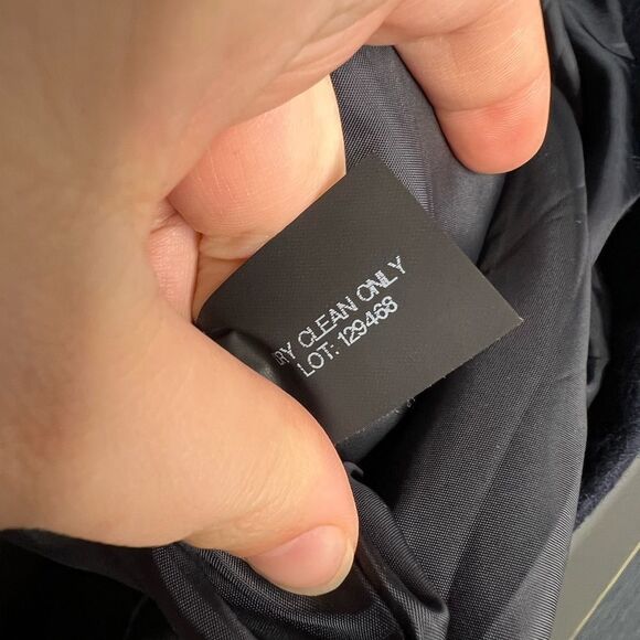 Sz S Lucky Brand Navy Blue Double Breasted Peacoat $200 MSRP - Picture 8 of 11